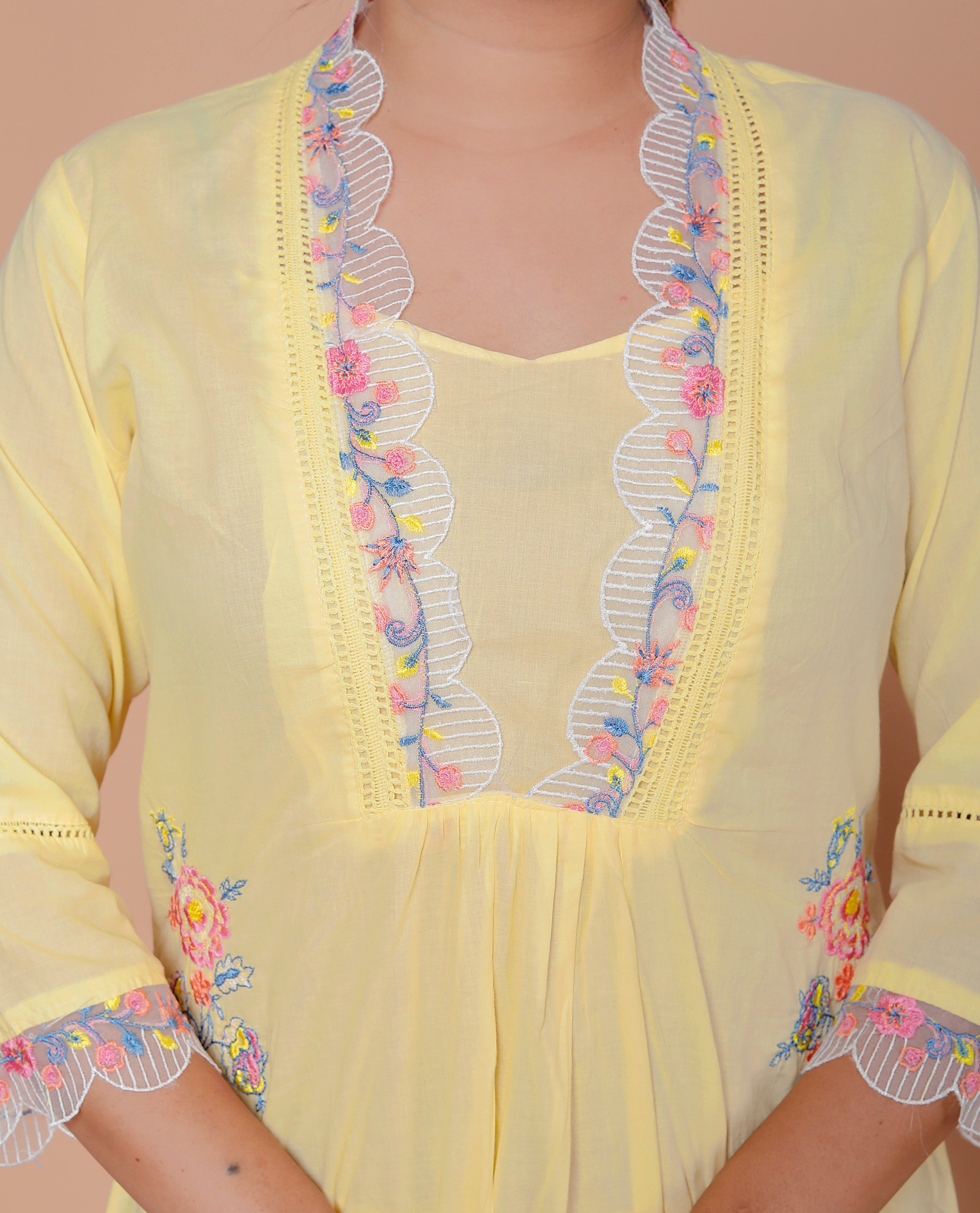 Noorain: Premium Pure Cotton Co-ord Set