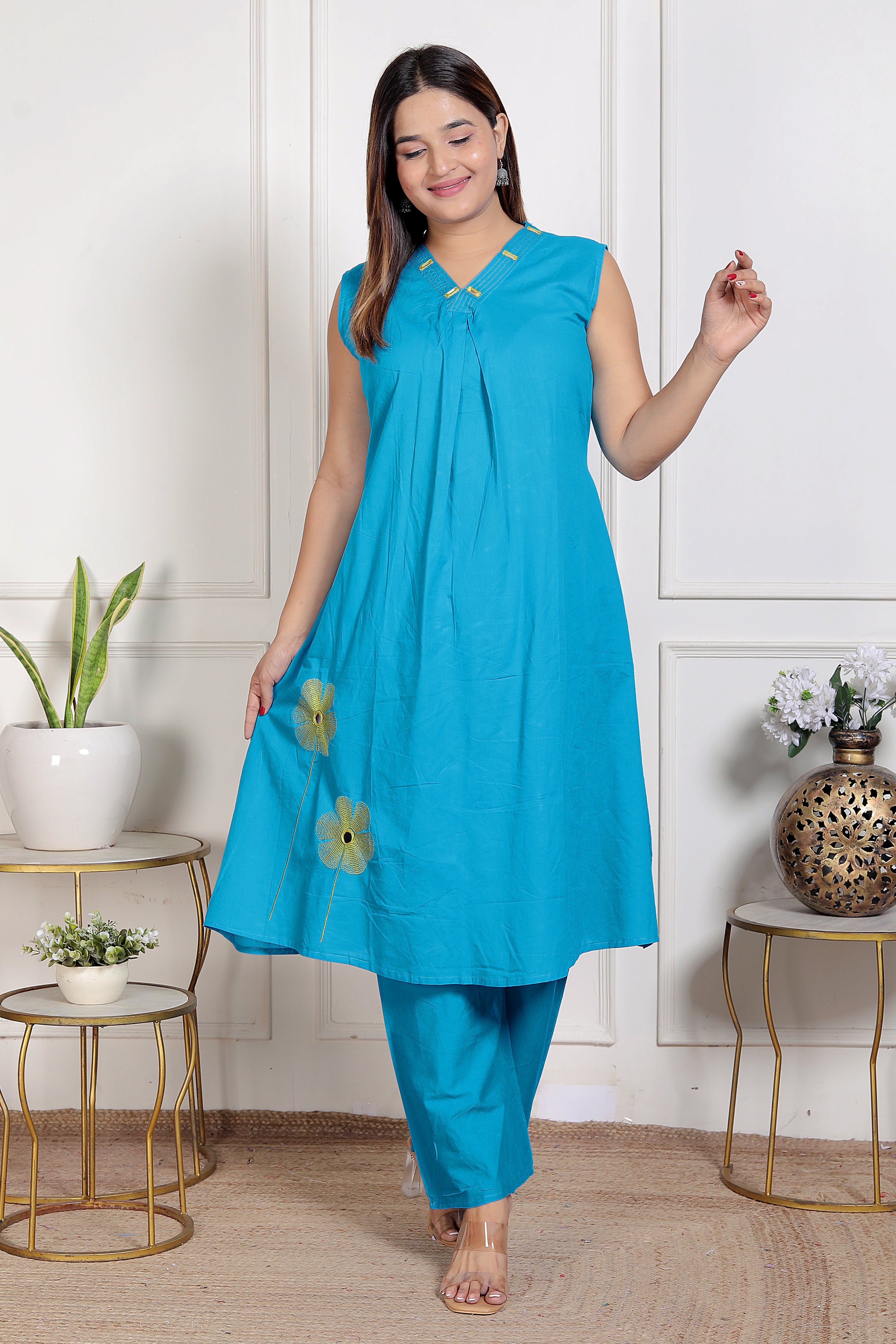 Samaa: Elegant Cotton Co-ord Set