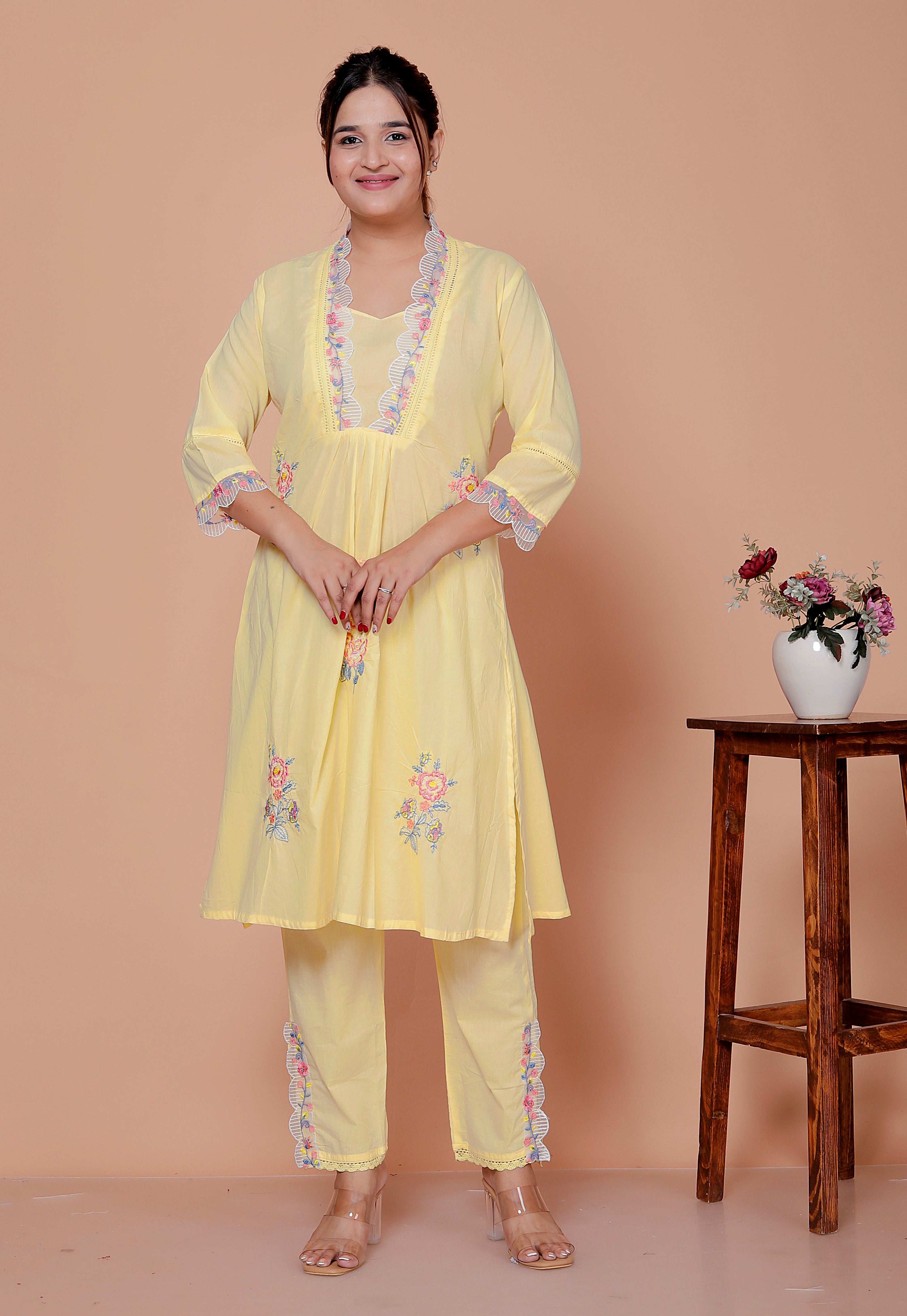 Noorain: Premium Pure Cotton Co-ord Set